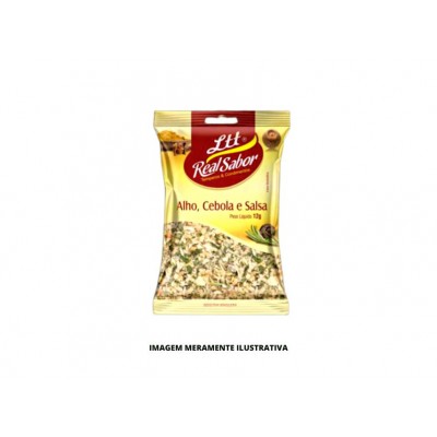 TEMPERO REAL SABOR ALHO CEBOLA E SALSA 1X50X10G